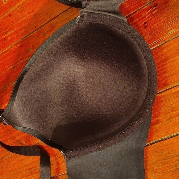 Soma Vanishing Back Full Coverage Black Bra Sz 36DDD - Picture 6 of 9